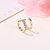 cheap Earrings-Women&#039;s Clip on Earring Ear Cuff Letter Marquise Cut Earrings Jewelry Gold / Silver For Street Daily Club