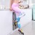 baratos Graphic Chic-Mulheres Calças de ioga Compressão abdominal Butt Lift Secagem Rápida Ginástica Treino de Ginástica Corrida Cintura Alta Impressão 3D Riscas Meia-calça Leggings Calças Roxo Claro Cinzento Escuro