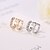 cheap Earrings-Women&#039;s Clip on Earring Ear Cuff Letter Marquise Cut Earrings Jewelry Gold / Silver For Street Daily Club