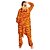 billige Kigurumi-Voksne Cosplay kostyme Party-kostyme Kostume Tegneserie Tiger Dyremønster Dyr Onesie-pysjamas Pyjamas Polar Fleece Cosplay Til Gutt Jente Par Jul Pysjamas med dyremotiv Tegnefilm