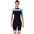 cheap Wetsuits, Diving Suits &amp; Rash Guard Shirts-Dive&amp;Sail Women&#039;s Shorty Wetsuit 3mm SCR Neoprene Diving Suit Thermal Warm Anatomic Design Quick Dry High Elasticity Short Sleeve Back Zip - Swimming Diving Surfing Scuba Patchwork Autumn / Fall
