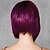 cheap City to Beach-Synthetic Wig Straight Bob Wig Short Purple Synthetic Hair 11 inch Women&#039;s Purple