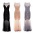 cheap Cosplay &amp; Costumes-The Great Gatsby Retro Vintage Roaring 20s 1920s Cocktail Dress Vintage Dress Flapper Dress Dress Prom Dress Halloween Costumes Summer Women&#039;s Sequin Sequins Costume Black / Gray / Pink Vintage