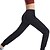 billige Løb &amp; Joggingtøj-Dame Høj Talje Yoga Bukser Bukser Lomme Bomuld Fitness Løb Hold Varm Åndbart Blød Sport Helfarve Sort / Elastisk