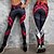 cheap Graphic Chic-Women&#039;s 3D Print Running Tights Leggings Compression Pants Base Layer High Waist Winter Sports &amp; Outdoor Athletic Tummy Control Butt Lift Moisture Wicking Fitness Gym Workout Jogging Sportswear