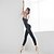 abordables Sport Athlétisme-Femme Combinaison de Yoga Aérien Eté Combinaison Vert Véronèse Noir Ballet Danse Gymnastique Nylon Respirable Doux Sport Tenues de Sport Elastique