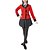 billige Anime Cosplay-Inspireret af Kakegurui Kirari Momobami Anime Cosplay Kostumer Japansk Cosplay jakkesæt Frakke Bluse Nederdel Til Dame / Sløjfe