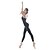 billige Sport Fritid-Dame Dragt til yoga i luften Sommer Pause militærgrøn Sort Ballet Dans Gymnastik Nylon Åndbart Blød Sport Sportstøj Elastisk