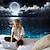 cheap Home Textiles-Moon Sea Sky Wall Tapestry Art Decor Blanket Curtain Picnic Tablecloth Hanging Home Bedroom Living Room Dorm Decoration Landscape Full Night Ocean Cloud Star