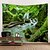 cheap Wall Tapestries-Large Wall Tapestry Art Decor Blanket Curtain Picnic Tablecloth Hanging Home Bedroom Living Room Dorm Decoration Nature Landscape Forest Tree River Waterfull