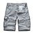 cheap Hiking Trousers &amp; Shorts-Men&#039;s Hiking Shorts Hiking Cargo Shorts Military Solid Color Summer Outdoor 10&quot; Standard Fit Ripstop Multi-Pockets Quick Dry Breathable Knee Length Shorts Bottoms Army Green Light Grey Khaki Dark Blue