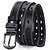 baratos Belts-Homens Cinto para a Cintura Pele Cinto Sólido