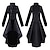 cheap Vintage Dresses-Punk &amp; Gothic Medieval Steampunk 17th Century Coat Trench Coat Outerwear Witch Plague Doctor Women&#039;s Fit &amp; Flare Halloween Party Halloween Festival Coat
