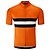 cheap Cycling Clothing-21Grams Men&#039;s Cycling Jersey Short Sleeve Bike Jersey Top with 3 Rear Pockets UV Resistant Breathable Quick Dry Mountain Bike MTB Road Bike Cycling Black / Orange Green Yellow Stripes Sports Clothing
