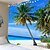abordables Tissu de Maison-tapisserie murale art décor couverture rideau pique-nique nappe suspendu maison chambre salon dortoir décoration paysage mer océan plage cocotier