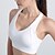 cheap Running &amp; Jogging Clothing-INFLACHI Women&#039;s Sports Bra Bralette Running Bra Strappy Back Nylon Elastane Fitness Running Jogging Breathable Soft Sweat wicking Padded Medium Support White Black Blue Solid Colored / Stretchy