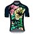 cheap Cycling Clothing-21Grams Men&#039;s Cycling Jersey Short Sleeve Bike Jersey Top with 3 Rear Pockets UV Resistant Breathable Quick Dry Mountain Bike MTB Road Bike Cycling Black Green Leaf Floral Botanical Sports Clothing