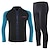 cheap Wetsuits, Diving Suits &amp; Rash Guard Shirts-Bluedive Men&#039;s Full Wetsuit 2mm SCR Neoprene Diving Suit Thermal Warm Quick Dry Stretchy Long Sleeve 2 Piece Front Zip - Swimming Diving Surfing Scuba Patchwork Autumn / Fall Spring Summer
