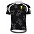 cheap Cycling Clothing-21Grams Men&#039;s Cycling Jersey Short Sleeve Bike Jersey Top with 3 Rear Pockets UV Resistant Breathable Quick Dry Mountain Bike MTB Road Bike Cycling Black White Novelty Sports Clothing Apparel