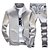 cheap Running &amp; Jogging Clothing-Men&#039;s 2 Piece Full Zip Tracksuit Sweatsuit Jogging Suit Street Casual Long Sleeve Moisture Wicking Breathable Soft Fitness Running Active Training Jogging Sportswear Solid Colored Plus Size Jacket