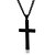 cheap Religious Jewelry-Men&#039;s Pendant Necklace Cross Ladies Fashion Simple Style Stainless Steel Gold Plated Golden Silver Black Necklace Jewelry For Christmas Gifts Party Casual Daily