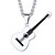 cheap Necklaces-Pendant Necklace Charm Necklace Guitar Fashion Rock Folk Style Titanium Steel Black Gold Silver 55+5 cm Necklace Jewelry 1pc For Christmas Street Birthday Party Festival