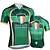 cheap Cycling Clothing-21Grams® Ireland National Flag Short Sleeve Men&#039;s Cycling Jersey - Green Bike Breathable Quick Dry Moisture Wicking Jersey Top Sports Terylene Summer Mountain Bike MTB Road Bike Cycling Clothing