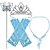 cheap Movie &amp; TV Theme Costumes-Princess Cinderella Princess Cosplay Jewelry Accessories Girls&#039; Movie Cosplay Blue Gloves Crown Necklace Children&#039;s Day Masquerade Plastics / Wand