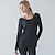 cheap Exercise, Fitness &amp; Yoga Clothing-Women&#039;s Yoga Top Open Back Summer Fashion White Black Yoga Fitness Running Modal Sweatshirt Top Long Sleeve Sport Activewear Stretchy Quick Dry Breathable Comfortable