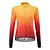 cheap Cycling Clothing-21Grams® Women&#039;s Cycling Jersey Long Sleeve - Summer Spandex Polyester Orange Blue Gradient Solid Color Bike Mountain Bike MTB Road Bike Cycling Jersey Top UV Resistant Breathable Quick Dry Sports