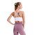 cheap Exercise, Fitness &amp; Yoga Clothing-Women&#039;s Medium Support Sports Bra Criss Cross Strappy Summer Fashion Gray White Yoga Fitness Running Nylon Bra Top Sport Activewear Stretchy Comfort Quick Dry Moisture Wicking / Removable Pad