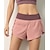 cheap Running &amp; Jogging Clothing-Women&#039;s High Waist Athletic Running Shorts Shorts Bottoms Spandex 2 in 1 Liner Elastic Waistband Yoga Fitness Gym Workout Running Trail Summer Tummy Control Quick Dry Lightweight Sport Fashion Pink