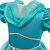 cheap Movie &amp; TV Theme Costumes-Princess Princess Jasmine Girls&#039; Dress Flower Girl Dress Movie Cosplay A-Line Slip Vacation Dress Green Children&#039;s Day Masquerade Dress Tulle Sequin Cotton