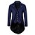 cheap Vintage Dresses-Vintage Gothic Punk &amp; Gothic Medieval Steampunk Masquerade Tuxedo Outerwear Vampire Plague Doctor Men&#039;s Swallowtail Slim Fit Stand Collar Halloween Event / Party Adults&#039; Coat