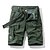 cheap Hiking Trousers &amp; Shorts-Men&#039;s Hiking Shorts Hiking Cargo Shorts Drawstring Military Summer Outdoor 10&quot; Ripstop Quick Dry Multi Pockets Breathable Cotton Knee Length Shorts Bottoms Dark Grey Army Green Khaki Black Work