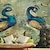 preiswerte Tapete-coole Tapeten Wandbild schöne Tapete Wandaufkleber Abdeckung Druck Klebstoff erforderlich Pfau Vogel Tier Leinwand Wohnkultur