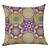 cheap Home &amp; Garden-9 pcs Faux Linen Pillow Cover, Datura Flowers Geometric Modern Square Traditional Classic