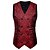cheap Vintage Dresses-Vintage Gothic Royal Style Punk &amp; Gothic Victorian Masquerade Vest Waistcoat Outerwear Plague Doctor Men&#039;s Jacquard Jacquard Christmas Event / Party Adults&#039; Vest