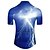 cheap Cycling Clothing-21Grams® Men&#039;s Cycling Jersey with Shorts Short Sleeve - Summer Nylon Polyester Blue Lightning Gradient 3D Bike 3D Pad Breathable Ultraviolet Resistant Quick Dry Reflective Strips Clothing Suit Sports