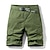 cheap Hiking Trousers &amp; Shorts-Men&#039;s Hiking Cargo Shorts Hiking Shorts Military Summer Outdoor Standard Fit 10&quot; Elastane Cotton Ripstop Quick Dry Breathable Sweat wicking Knee Length Shorts Bottoms Army Green Grey Khaki Black Work