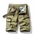 cheap Hiking Trousers &amp; Shorts-Men&#039;s Hiking Shorts Hiking Cargo Shorts Drawstring Military Summer Outdoor 10&quot; Ripstop Quick Dry Multi Pockets Breathable Cotton Knee Length Shorts Bottoms Dark Grey Army Green Khaki Black Work