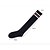 preiswerte Golf-Damen Schwarz Weiß Oberschenkellange Socken Streifen Golfkleidung, Kleidung, Outfits, Kleidung