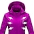 cheap Outdoor Clothing-Women&#039;s Hoodie Jacket Hiking Jacket Hiking Windbreaker Winter Outdoor Solid Color Waterproof Windproof Soft Comfortable Top Camping / Hiking Fishing Climbing Violet Red Fuchsia