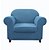 abordables Fundas Removibles-funda de sofá fundas de silla de 2 piezas para sala de estar fundas de sillón fundas fundas de sofá protector de muebles para sillas (funda de base más funda de cojín)