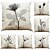 preiswerte Wurfkissen-1 Satz von 6 Stück Kissenbezug botanische Serie dekorative Dekokissenbezug Heimsofa dekoratives Outdoor- / Indoor-Kissen für Sofa-Couch-Bett-Stuhl