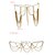 cheap Women&#039;s Jewelry-Body Chain Stylish Simple Fashion Women&#039;s Body Jewelry For Layered Holiday Date Alloy Silver Gold / Beach