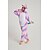 cheap Kigurumi Pajamas-Adults&#039; Kigurumi Pajamas Nightwear Camouflage Unicorn Flying Horse Printing Onesie Pajamas Flannel Fabric Cosplay For Men and Women Christmas Animal Sleepwear Cartoon