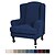 cheap Home Textiles-2 Piece Sofa Cover High Stretch Jacquard Fabric Furniture Slipcover Stay in Place Soft Spandex Form Fit Wing Back Armchair Slipcovers Skid Resistance Machine Washable