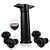 cheap Kitchen &amp; Dining-Wine Saver Vacuum Bottle Stoppers 1 Pump with 4 Pcs Sealed Bottle Caps Stopper