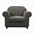 billige Møbelbetræk-sofadæksel 2 stykke stolebetræk til stue lænestolbetræk kufferter sofaovertræk møbelbeskytter til stole (bunddæksel plus pudebetræk)